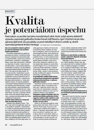 Kvalita je potenciálom úspechu